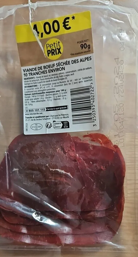 Viande de bœuf sechée