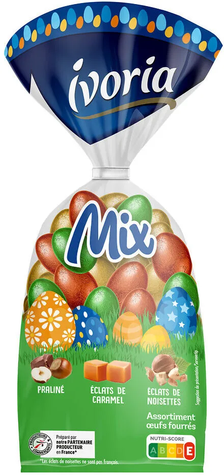 Sachets Mix œufs praliné et œufs fun 3 parfums - 250g