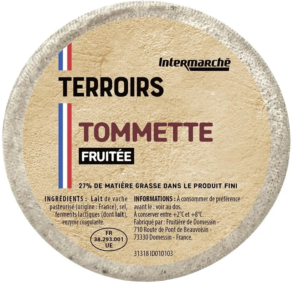 TOMMETTE NATURE 400g FE Massif LS