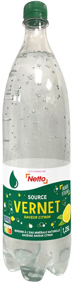 Eau gazeuse aromatisee citron select netto 1,25l