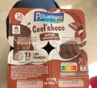 COOL'CHOCO - FLAN NAPPE CHOCOLAT - 4x100g