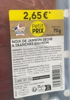 Noix de jambon 6t 70g fe