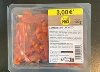 Lamelles de chorizo 100g fe