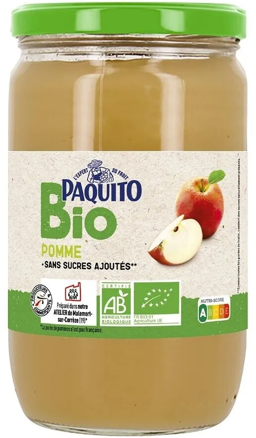 Bocal pomme BIO SSA