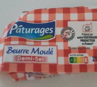 Beurre moulé demi-sel