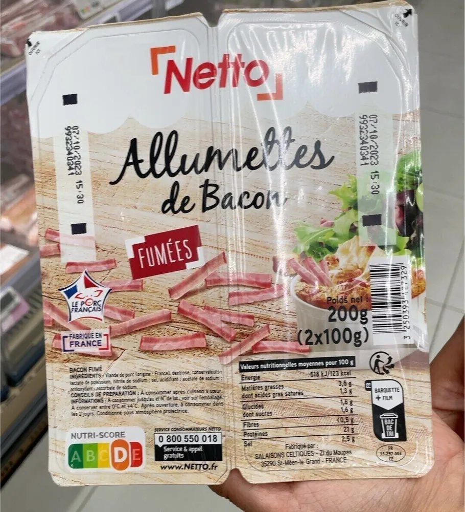 Allumettes de bacon