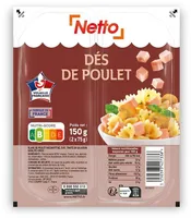 Des de poulet choix 150g