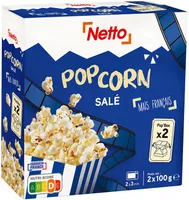 Pop corn micro-ondes salé - 2 x 100 g