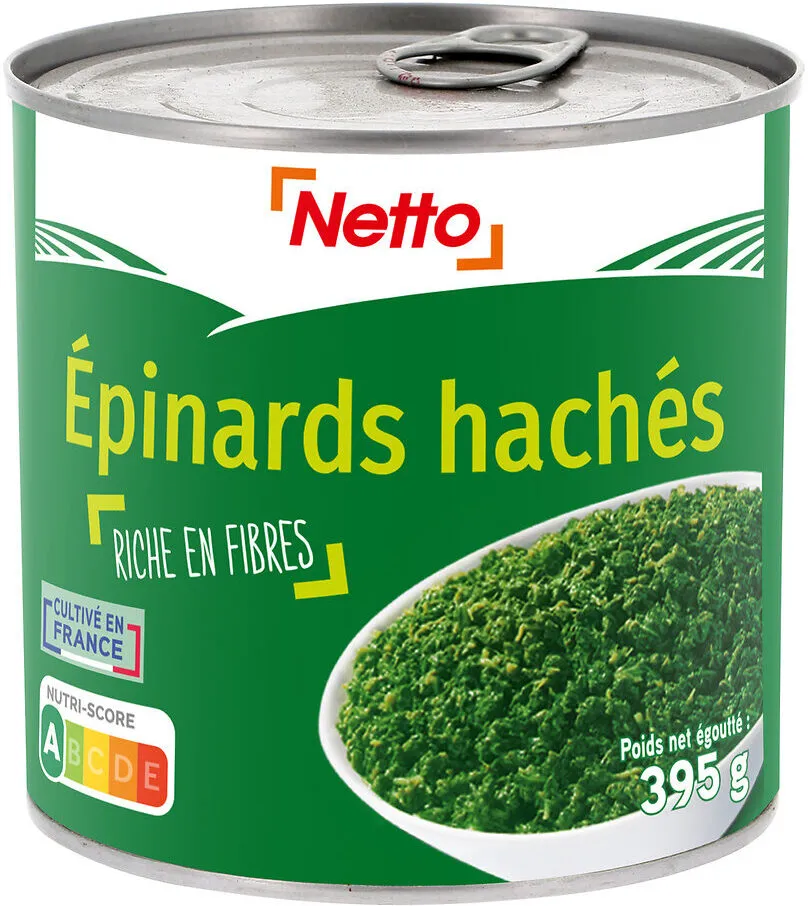 Epinards hachés - 1/2 395g