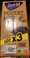 Chocolat dessert noir ivoria
