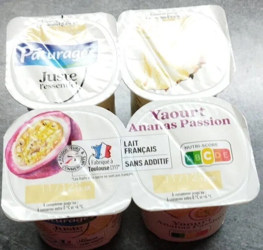 Yaourt Pâturages juste l'essentiel