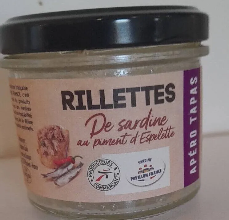 Rillettes de sardine au piment d'espelette