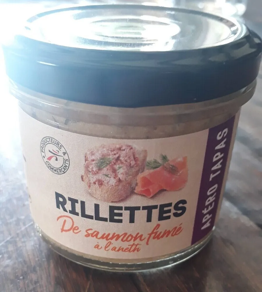 Rillette de saumon fumé à l'aneth