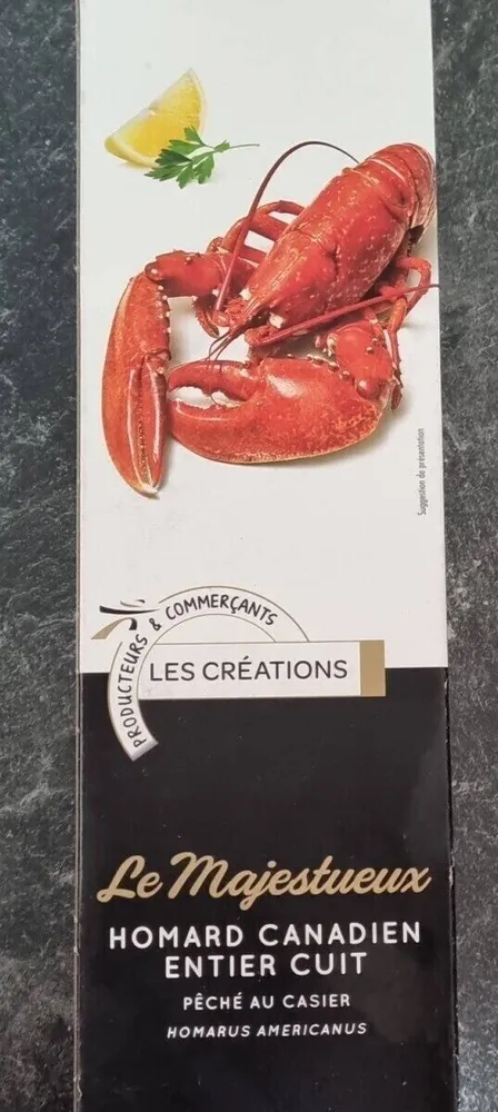 Homard Canadien cuit MSC 375g