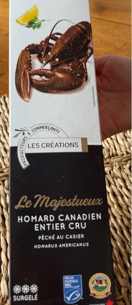 Homard Canadien cru MSC 375g