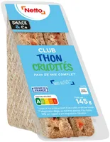 Sandwich thon crudité