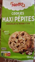 Cookies maxi pépites chocolat & noisettes