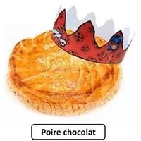 Galette poire chocolat p&c