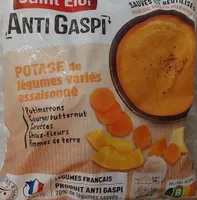 Potage de légumes variés assaisonné