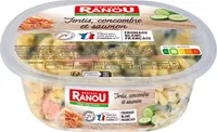 Salade torti concombre et saumon