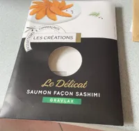 Le delicat saumon facon sashimi gravlax