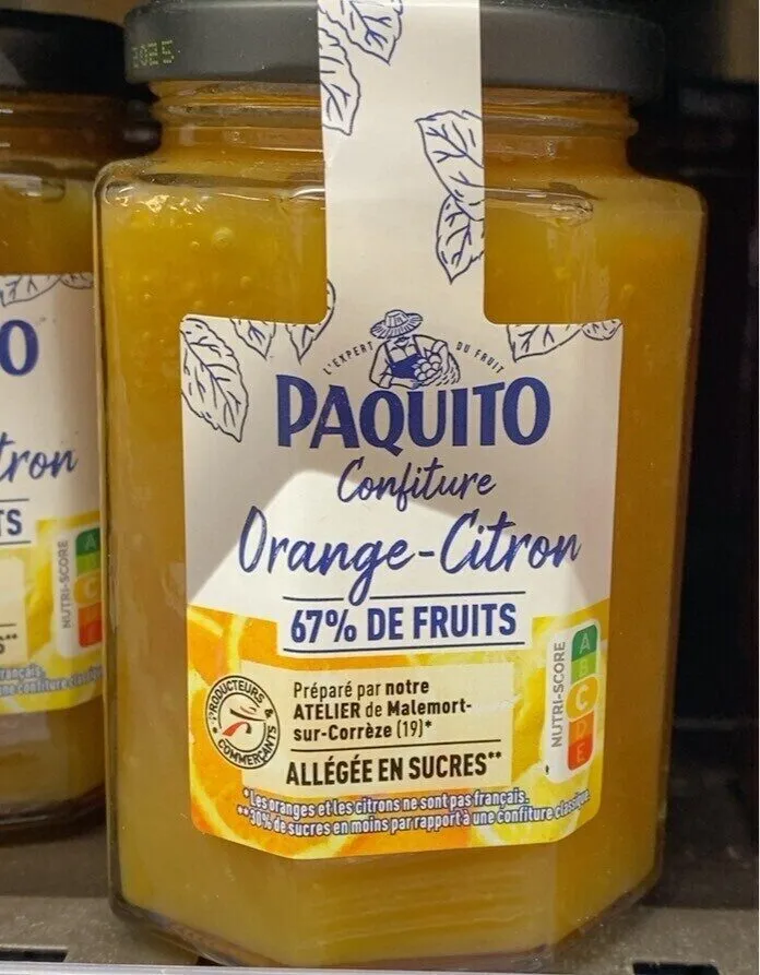 Confiture Orange Citron