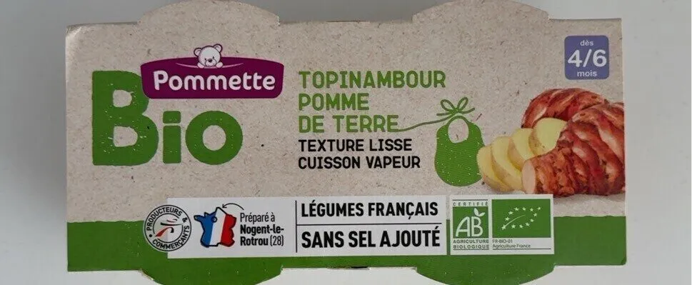 Bol bio topinambour pomme de terre - 4/6 mois- 2x120g
