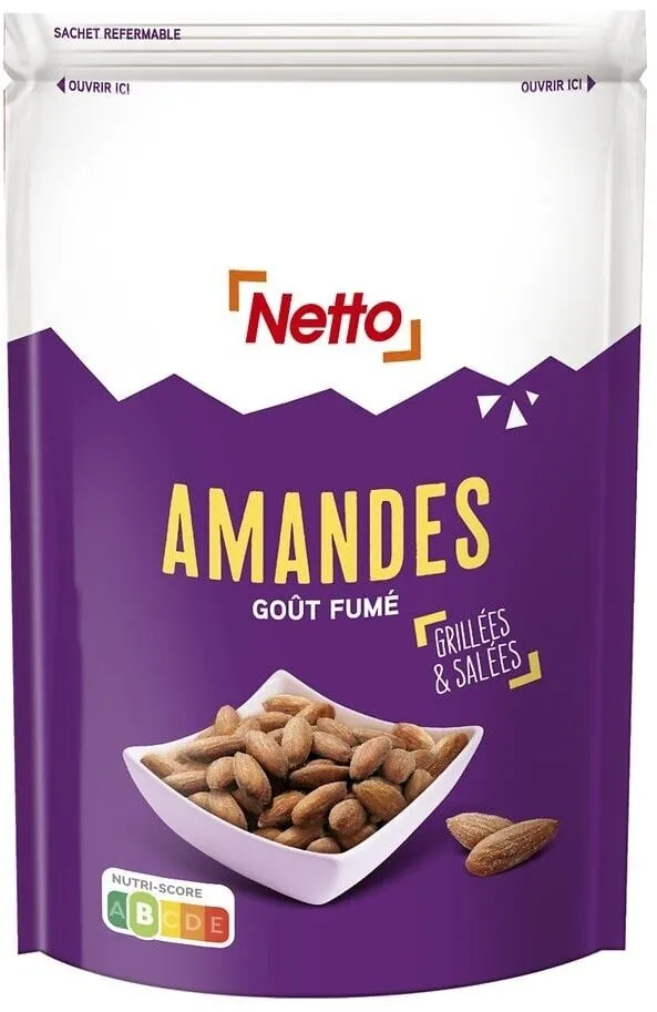 Amandes grillées goût fumé