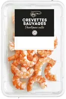 Crevettes sauvages decortiquees cuites 180g
