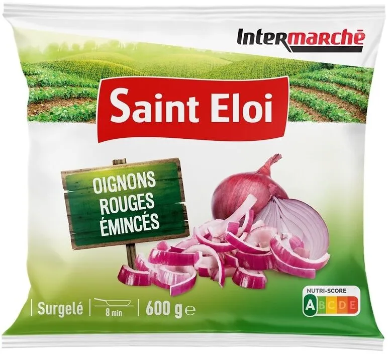 OIGNONS ROUGES EMINCES 600g