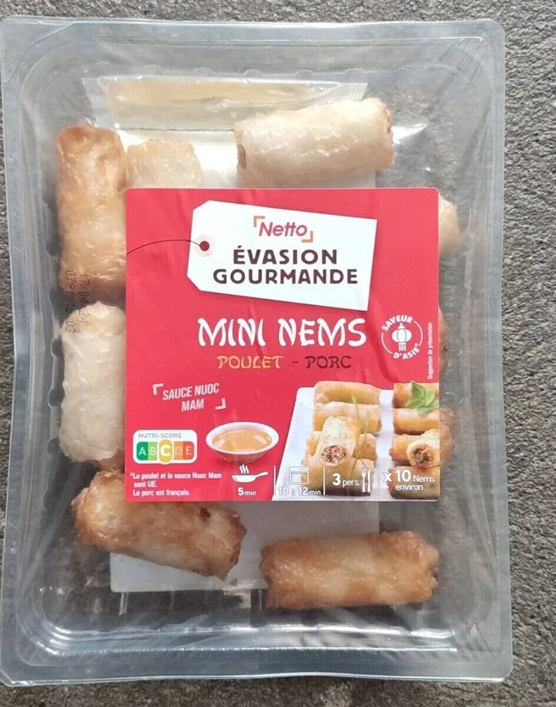 MINIS NEMS PORC UE Poulet : UE