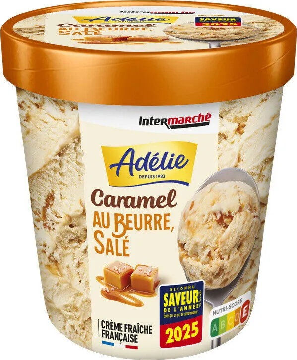 Crème glacée caramel beurre salé