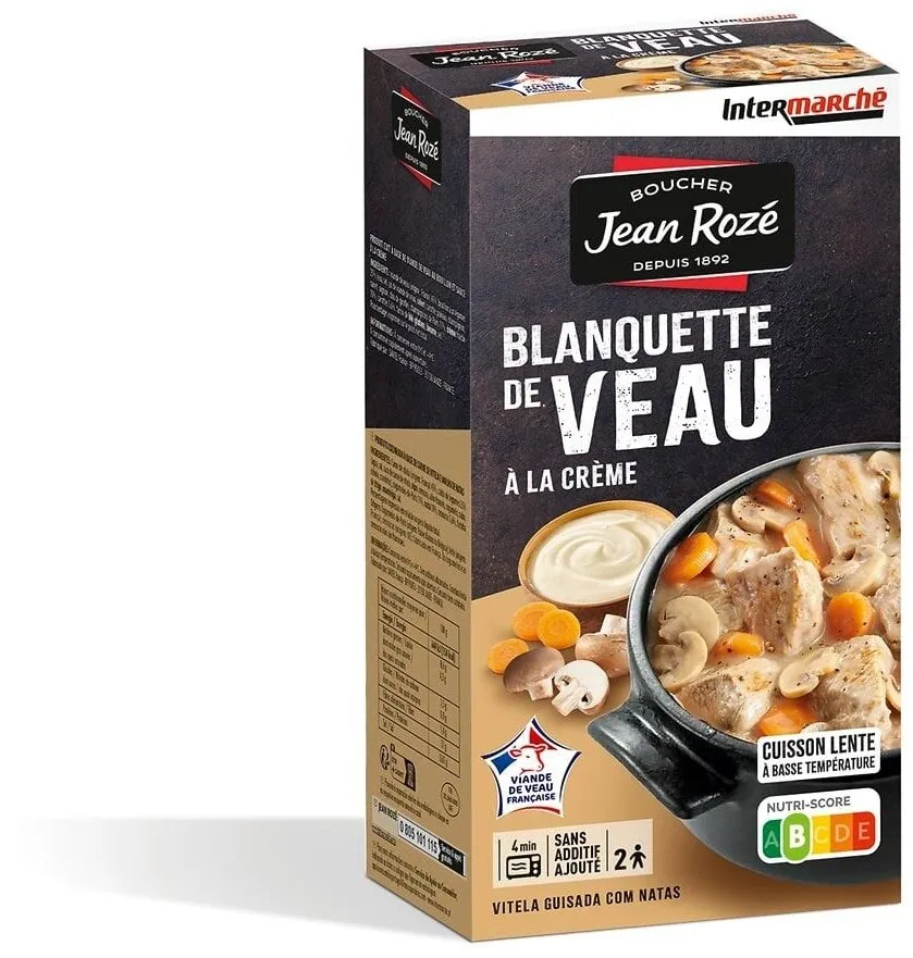 Blanquette de veau à la crème