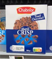 Muesli crisp tout chocolat