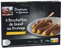 Brochettes bœuf fromage x6