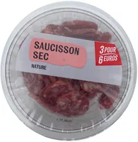 Saucisson sec nature 80g fe