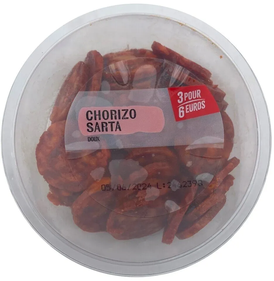 Chorizo sarta doux 90g fe