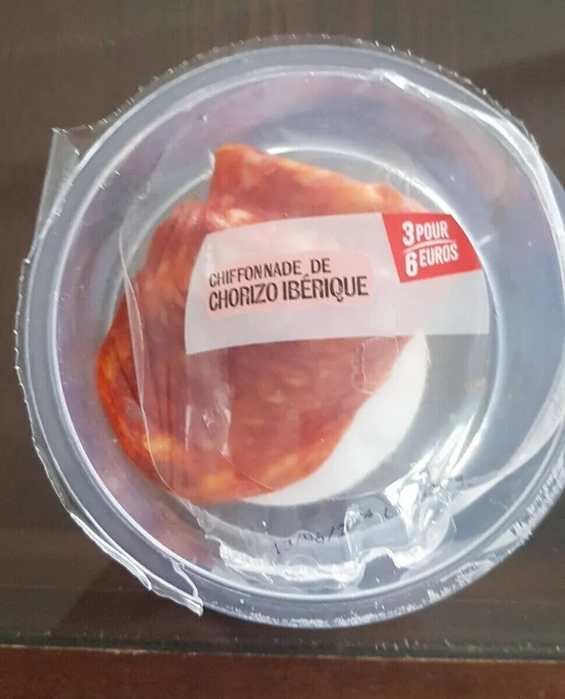 Chiffonnade de chorizo iberique 70g fe