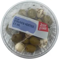 Salade d'olives vertes et ail 150g fe