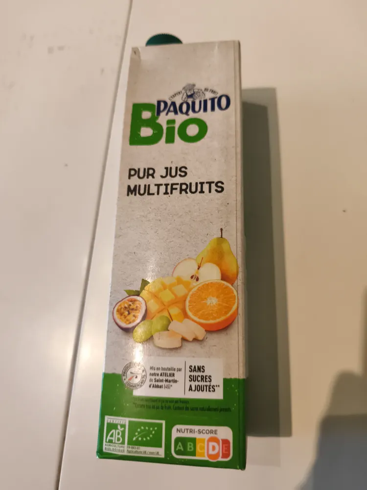 Pj multifruit bio brique 1l