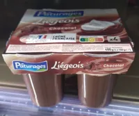 Liegeois chocolat 4x100g