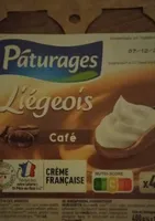 Liegeois saveur cafe 4x100g