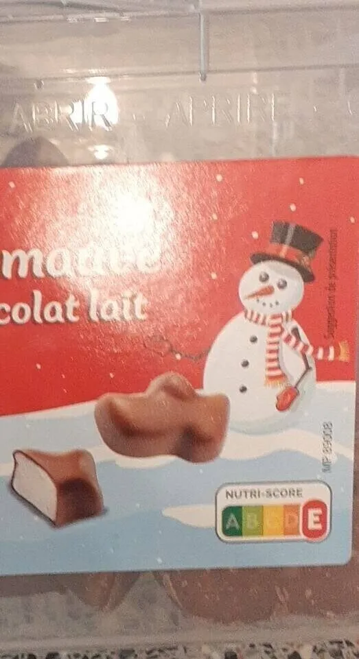 Guimauves chocolat au lait noel 1kg