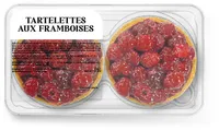 Tartelette framboise sous atmosphere