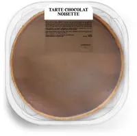 Tarte chocolat noisette sous atmosphere
