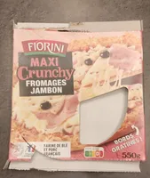 Crunchy pizzas jambon fromage - 550g