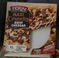 Crunchy pizzas boeuf Cheddar - 530g