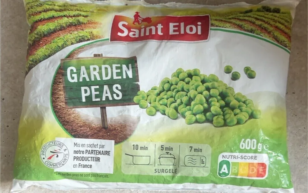 GARDEN PEAS 600g