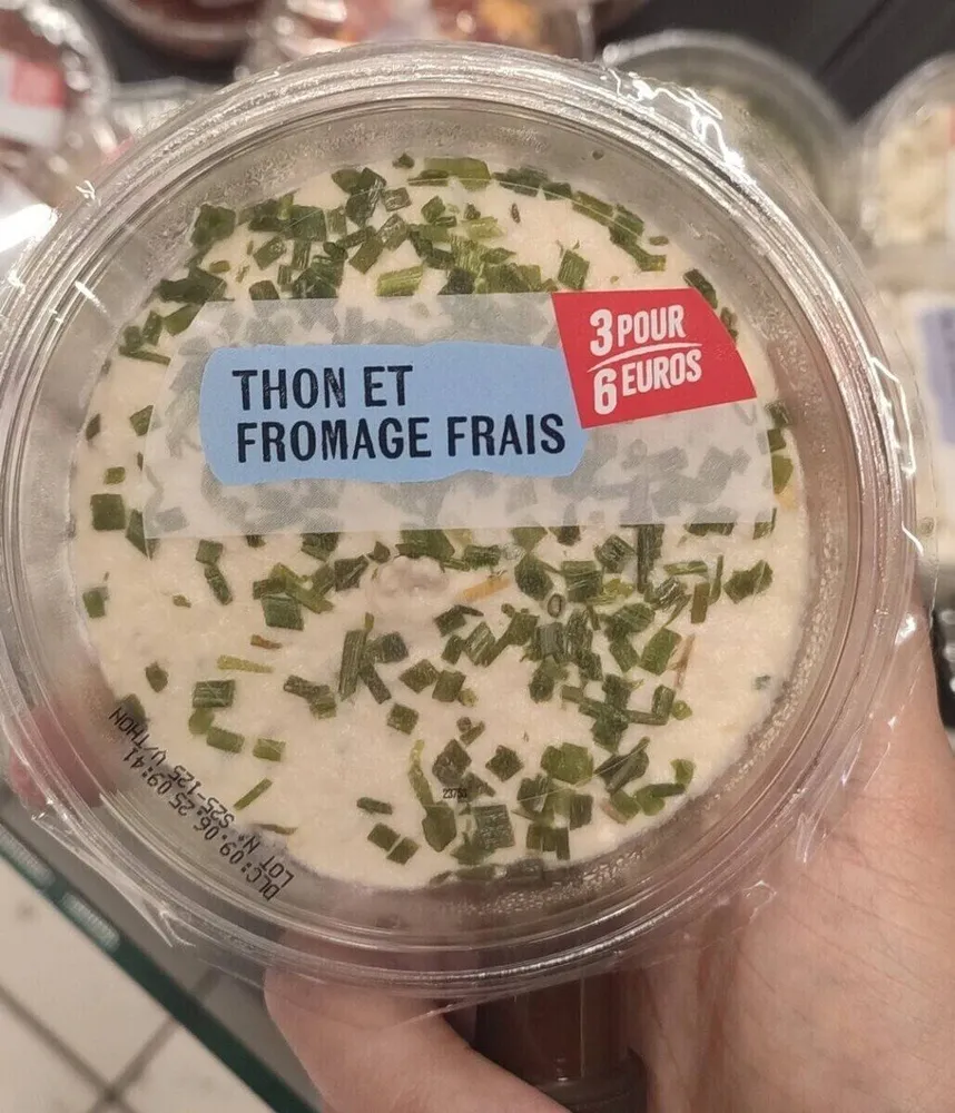 Thon et fromage frais