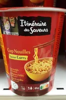Cup Nouilles saveur Curry - 65g - Itinéraire Des Saveurs